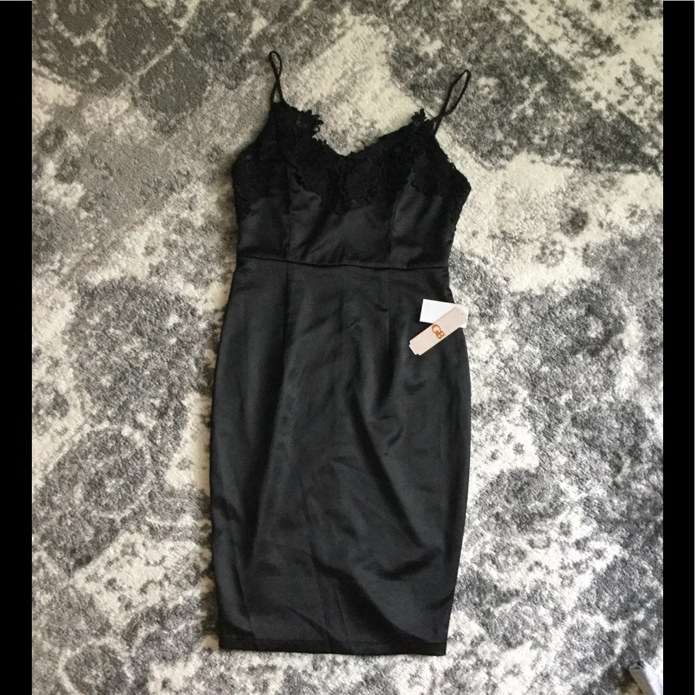Sexy and sleek little black GB dress